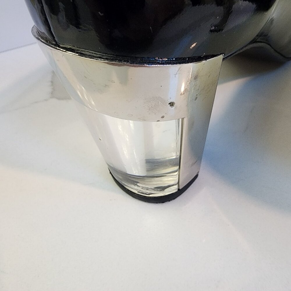 Stuart Weitzman Patent Leather W/Mirrored Clear Heel - Size 10 - Picture 4 of 10